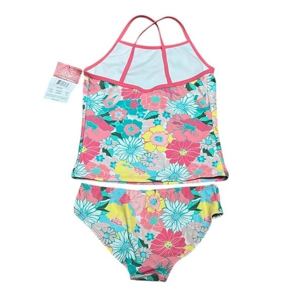 Kanu Surf Gianna Floral Girl’s 2 Piece Swim Set, Size 12, NWT - Picture 2 of 6